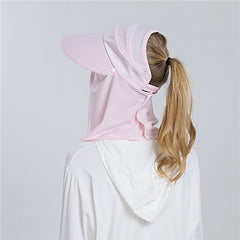 UV Protection Sun Hat with Detachable Mask & Neck Gaiter