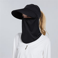 UV Protection Sun Hat with Detachable Mask & Neck Gaiter