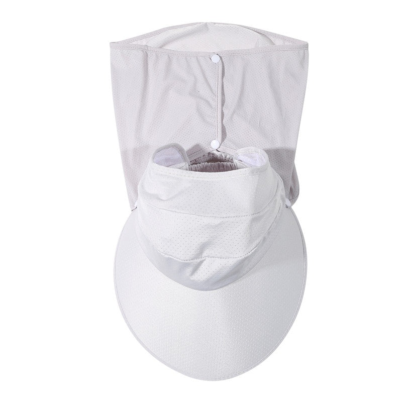 UV Protection Sun Hat with Detachable Mask & Neck Gaiter