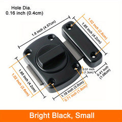 Home Security Door Lock Rotate Bolt Latch Gate Latches Door Slide Lock