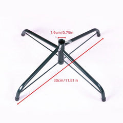1pc Christmas Tree Stand Green Metal Xmas Tree Base Easy Installation