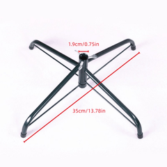1pc Christmas Tree Stand Green Metal Xmas Tree Base Easy Installation