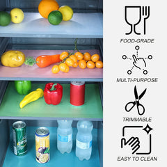 6pcs Refrigerator Mats Waterproof Drawer Table Placemats