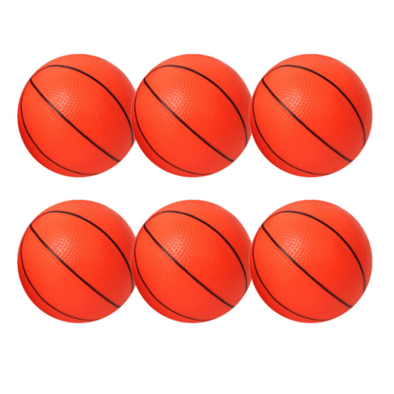 6pcs Mini Inflatable Basketballs for Kids Indoor Sports Games