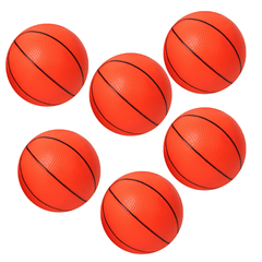 6pcs Mini Inflatable Basketballs for Kids Indoor Sports Games