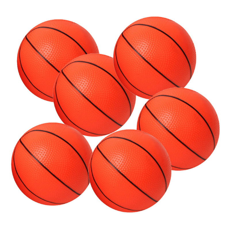 6pcs Mini Inflatable Basketballs for Kids Indoor Sports Games