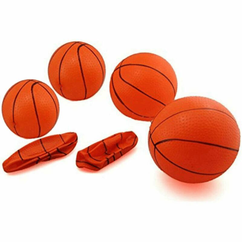 6pcs Mini Inflatable Basketballs for Kids Indoor Sports Games