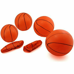 6pcs Mini Inflatable Basketballs for Kids Indoor Sports Games