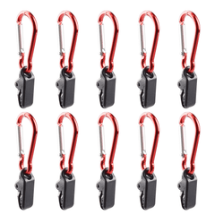 10pcs Camping Tent Buckle Clips Windproof Retainer Hooks Outdoor Supplies