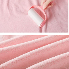 Coral Velvet Bunny Bath Wrap Towel for Women & Girls