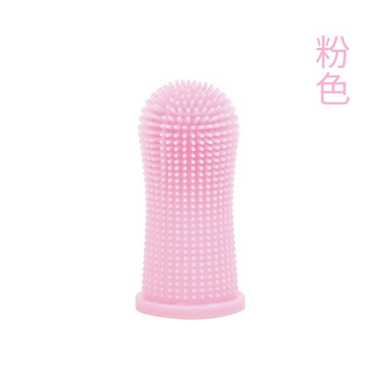 Silicone Dog Finger Toothbrush with Storage Box for Pet Dental Care