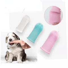 Silicone Dog Finger Toothbrush with Storage Box for Pet Dental Care