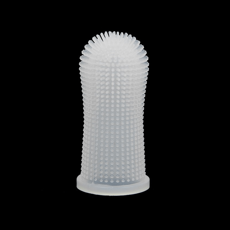 Silicone Dog Finger Toothbrush with Storage Box for Pet Dental Care