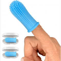 Silicone Dog Finger Toothbrush with Storage Box for Pet Dental Care