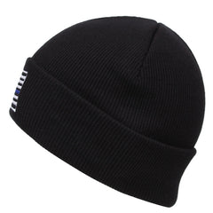 Stylish Windproof Knit Beanie Hat with Embroidery for Men and Women