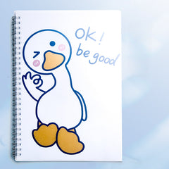 Cartoon Workbook Thickened Notebook Spiral Notebooks