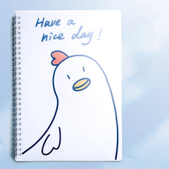 Cartoon Workbook Thickened Notebook Spiral Notebooks