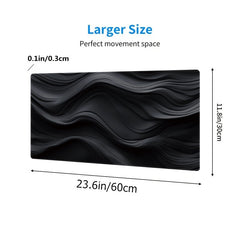 Dark Cloth Pattern Mouse Pad Non-slip Rubber Keyboard Pad