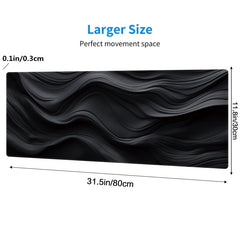 Dark Cloth Pattern Mouse Pad Non-slip Rubber Keyboard Pad