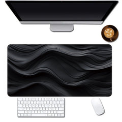 Dark Cloth Pattern Mouse Pad Non-slip Rubber Keyboard Pad