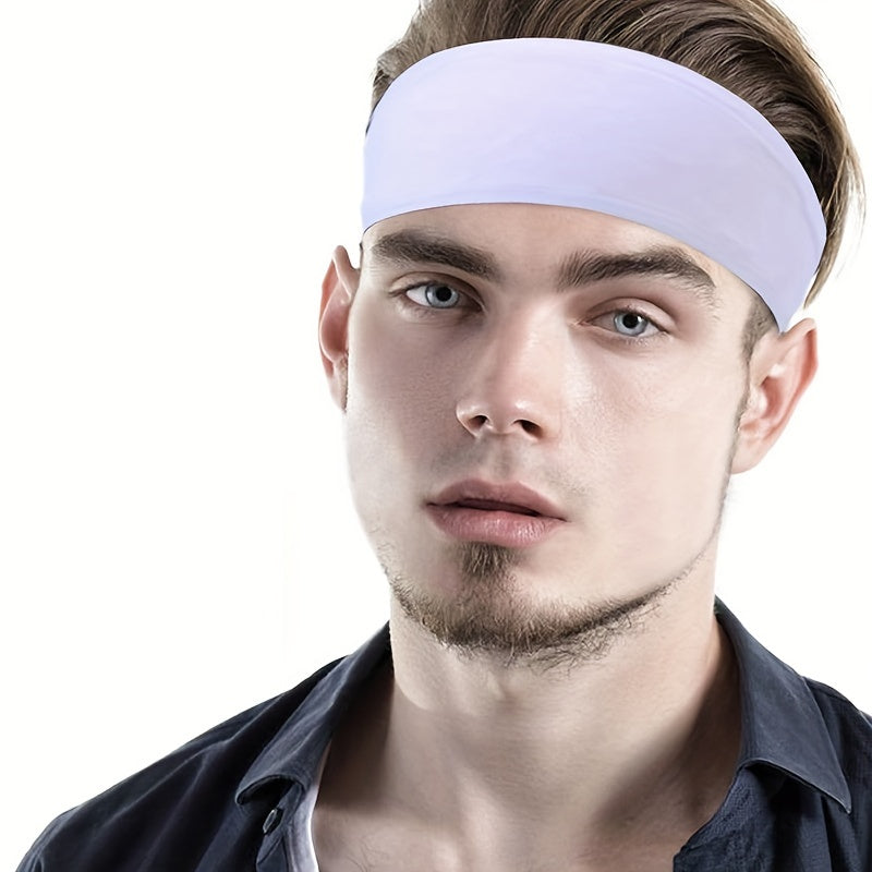 Fitness Sweat Absorption Headband Elastic Sports Headband Yoga Running Hairband
