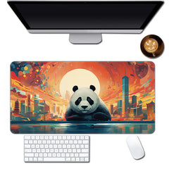 Oversized Panda Mouse Pad Non-slip Rubber Gamer Keyboard Pad