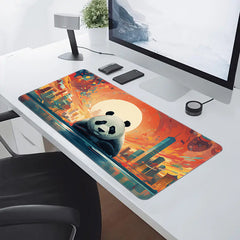 Oversized Panda Mouse Pad Non-slip Rubber Gamer Keyboard Pad