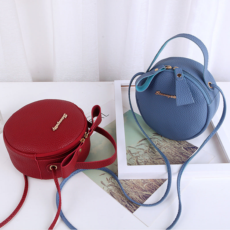 Mini Crossbody Bag Small Round Messenger Handbag for Daily Use