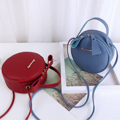 Mini Crossbody Bag Small Round Messenger Handbag for Daily Use