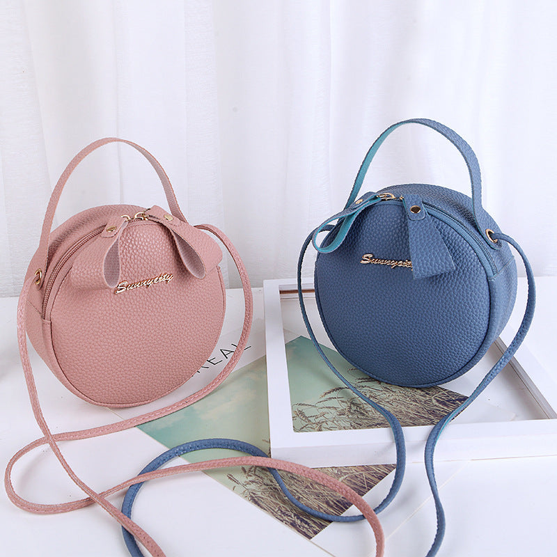 Mini Crossbody Bag Small Round Messenger Handbag for Daily Use