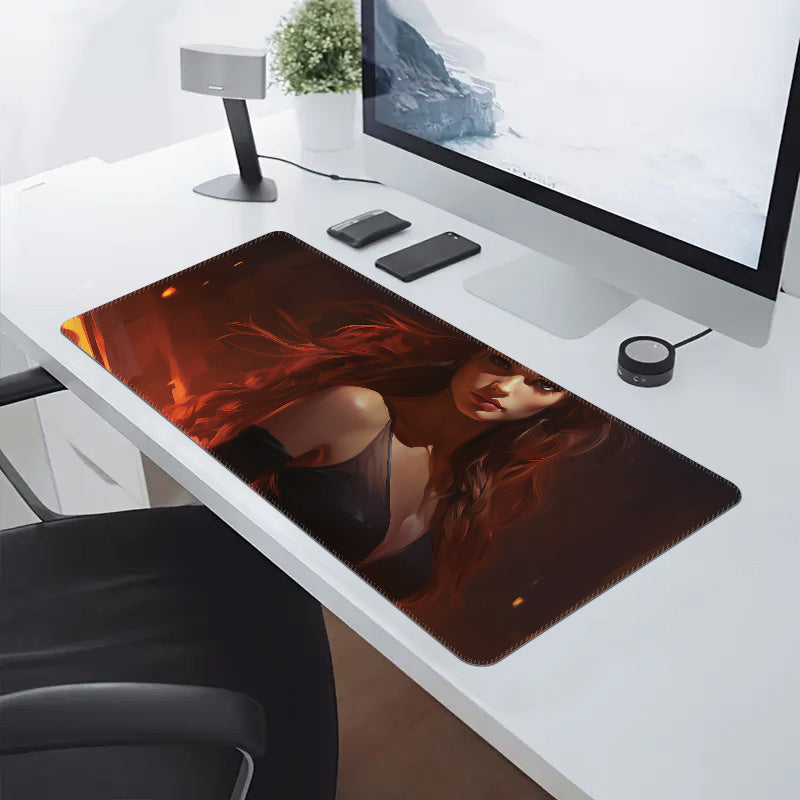 Phoenix Witch Game Mouse Pad Non-slip Rubber Keyboard Pad