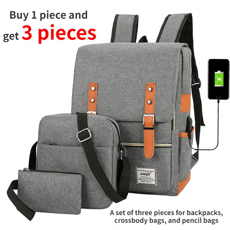 3pcs Outdoor Sports Travel Backpack Set