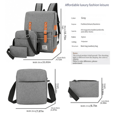 3pcs Outdoor Sports Travel Backpack Set