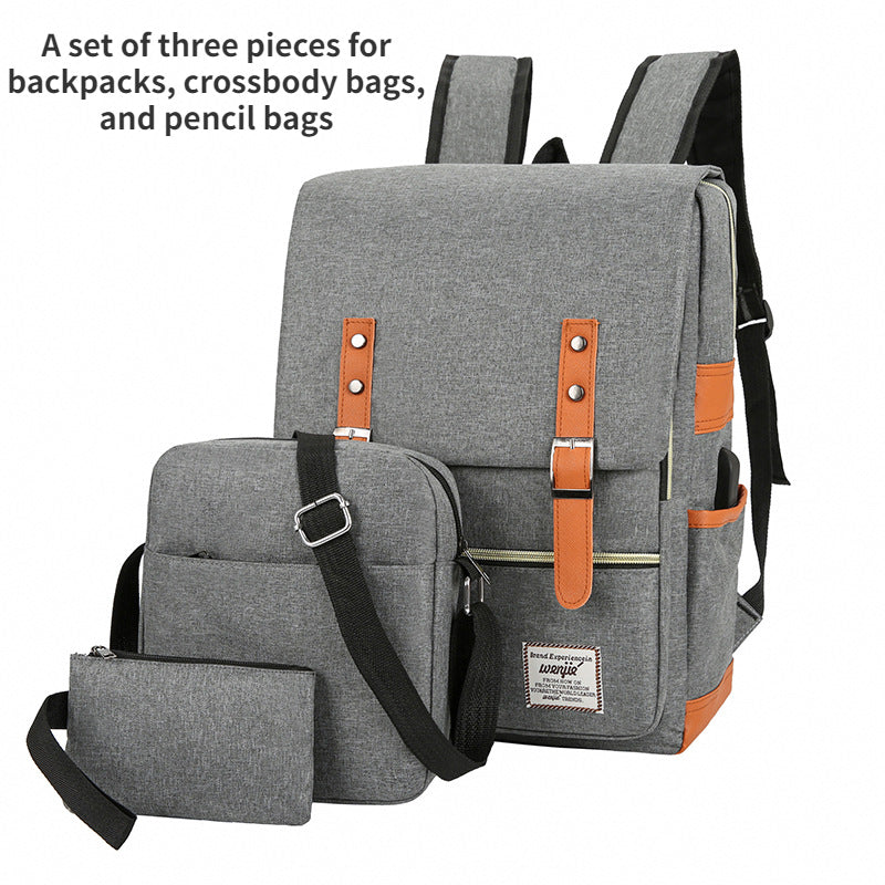 3pcs Outdoor Sports Travel Backpack Set