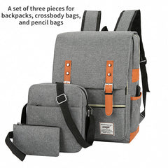 3pcs Outdoor Sports Travel Backpack Set