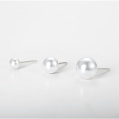 Girl's Faux Pearl Earrings DIY Accessories Stud And Accessories
