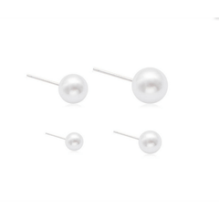 Girl's Faux Pearl Earrings DIY Accessories Stud And Accessories
