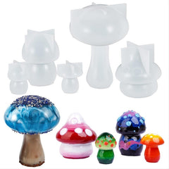 Mushroom Resin Molds for Epoxy Casting DIY Crafts