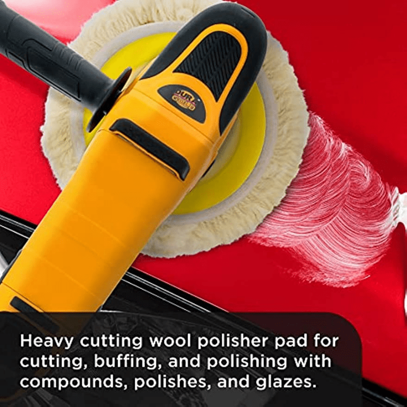 17 Wool Hook & Loop Buffing Pad for Automotive Marine Epoxies