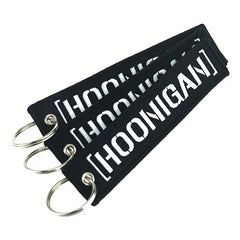 Racing Car Key Chain Embroidered Motorcycle Key Tag Small Gift Pendant