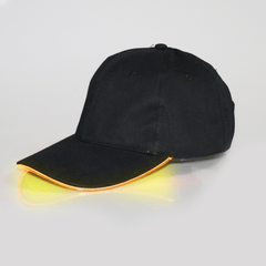 Unisex Sunshade Baseball Cap with LED Light