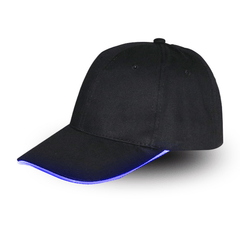 Unisex Sunshade Baseball Cap with LED Light