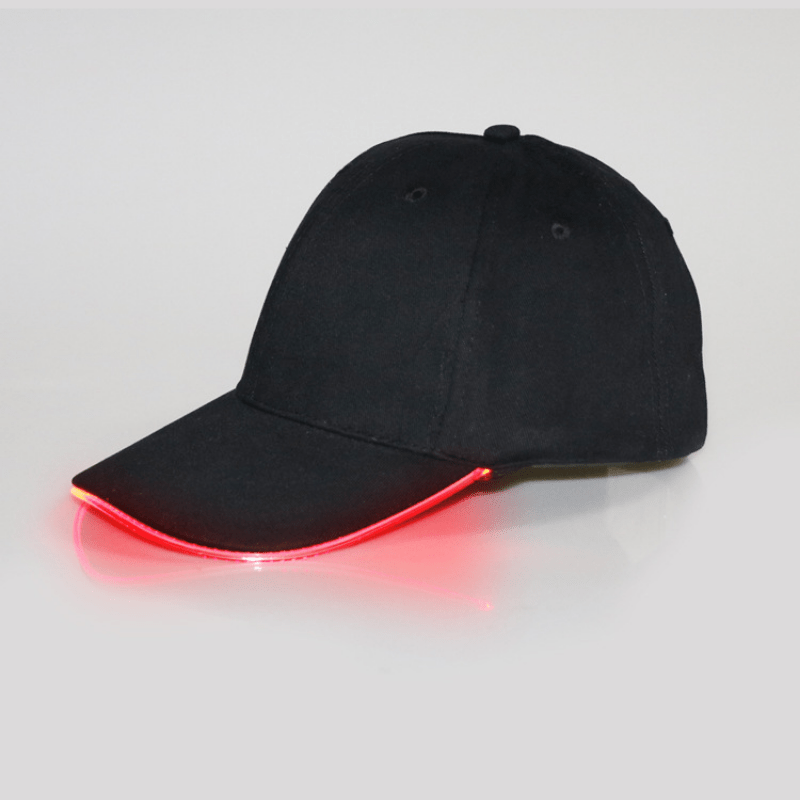 Unisex Sunshade Baseball Cap with LED Light