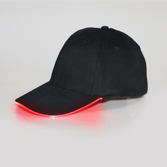 Unisex Sunshade Baseball Cap with LED Light