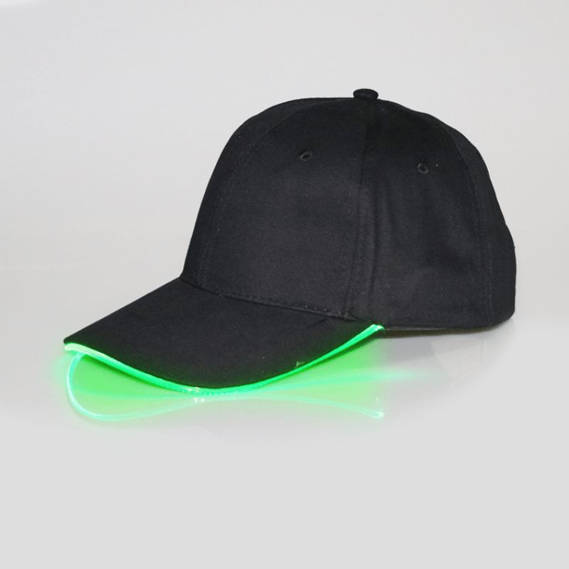 Unisex Sunshade Baseball Cap with LED Light