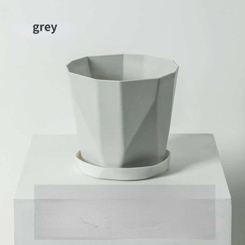 Nordic Style Resin Flower Pot for Green Plants