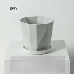 Nordic Style Resin Flower Pot for Green Plants