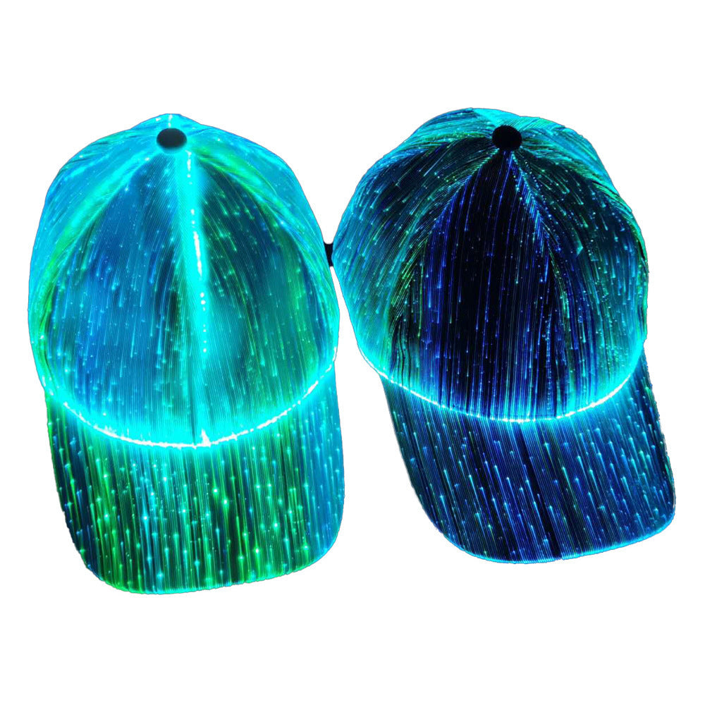 LED Fiber Optic Light Cap for Bar Jumping