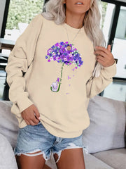 Harmony Graphic Print Sweatshirt for Fall & Winter