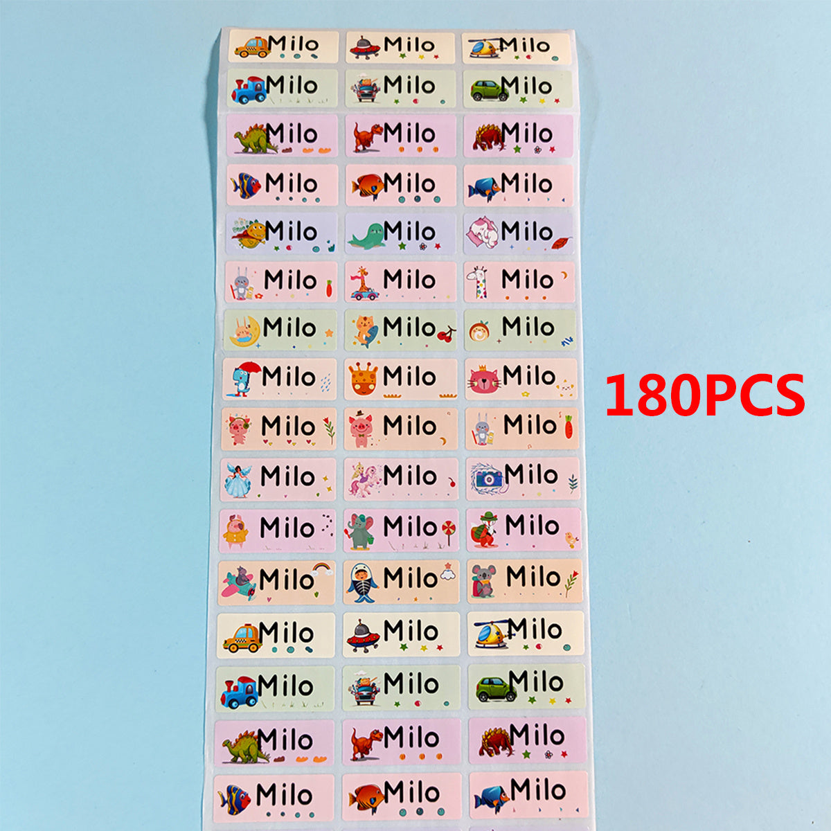 Personalized Name Stickers Customized Labels Waterproof